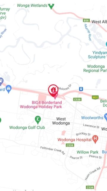 Wodonga Map