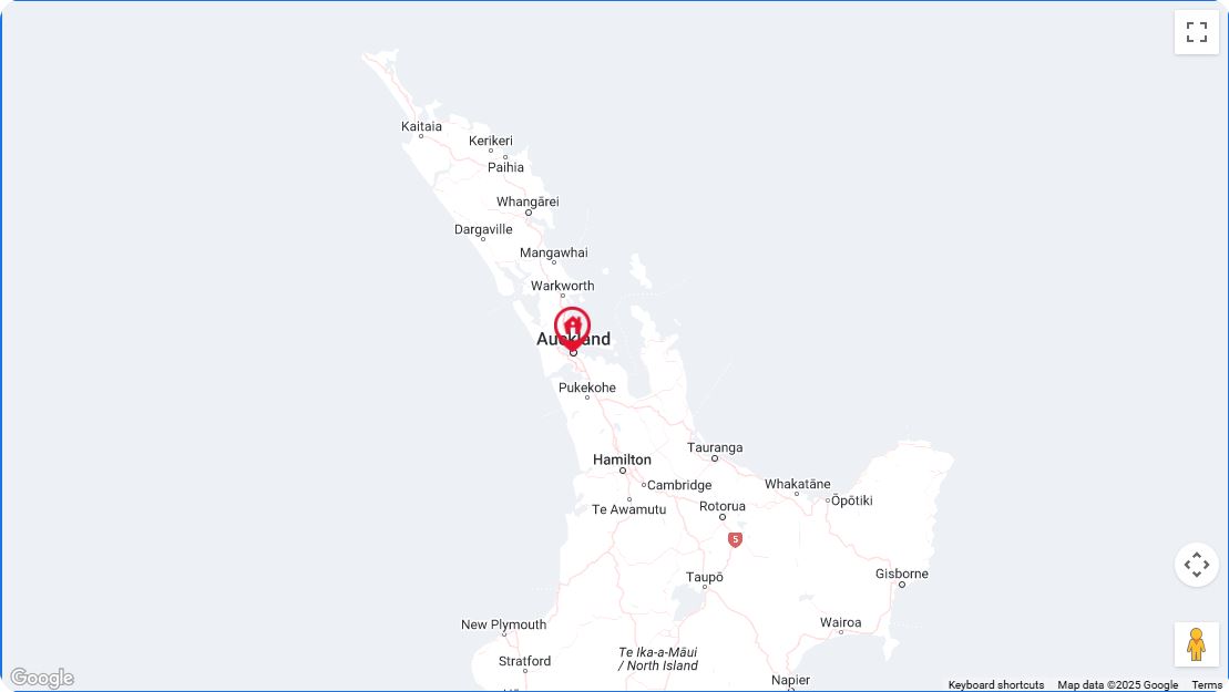 Auckland New Zealand Map