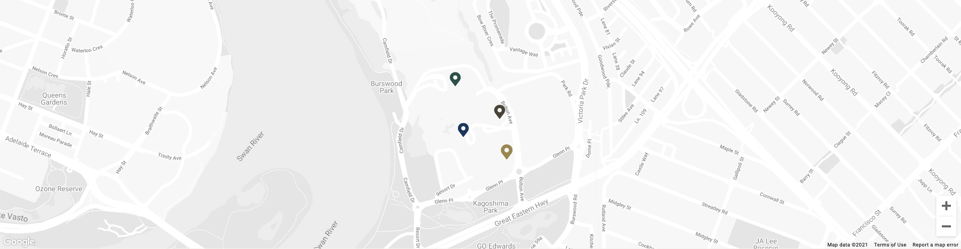 Map image of Crown Sports Bar